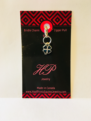 Green Four Leaf Clover Charm 