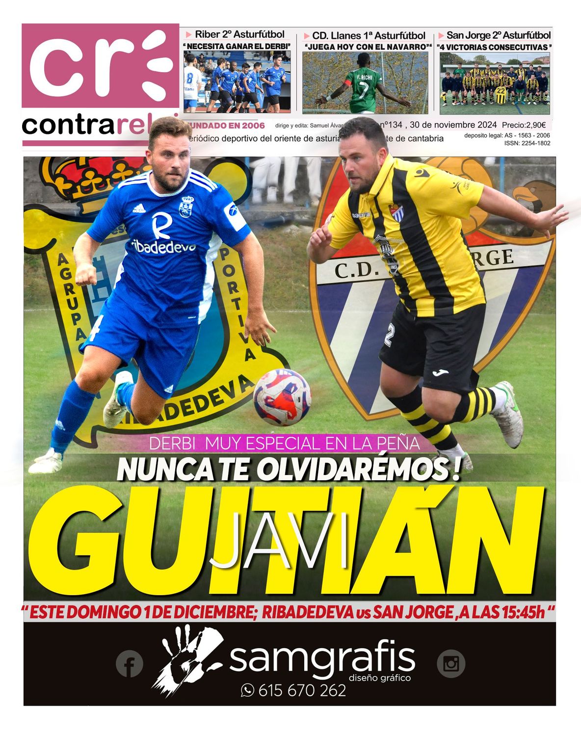 Portada Contrareloj N 134