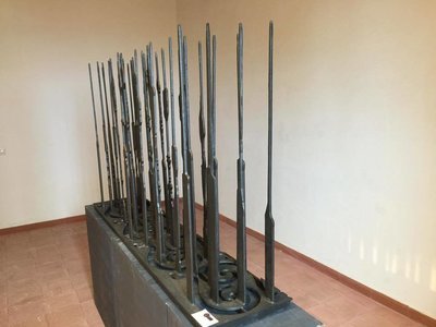 Scultura Anamorfica Dedicata a Falcone e Borsellino Anamorphic Sculpture
