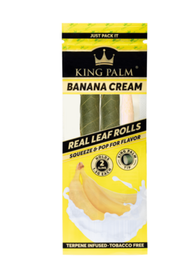 King Palm Rolls 2 Slims Banana Cream 1,5g each