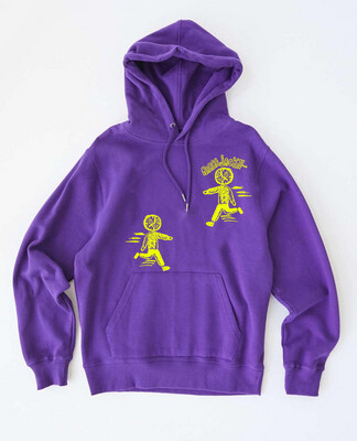 Running Time hoodie purple
