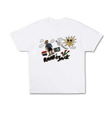 3D Claymation tee white
