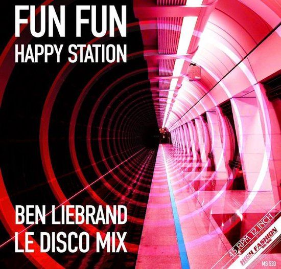 Fun Fun – Happy Station (Ben Liebrand Le Disco Remix) - red vinyl