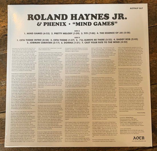 Jr., Roland Haynes - Mind Games