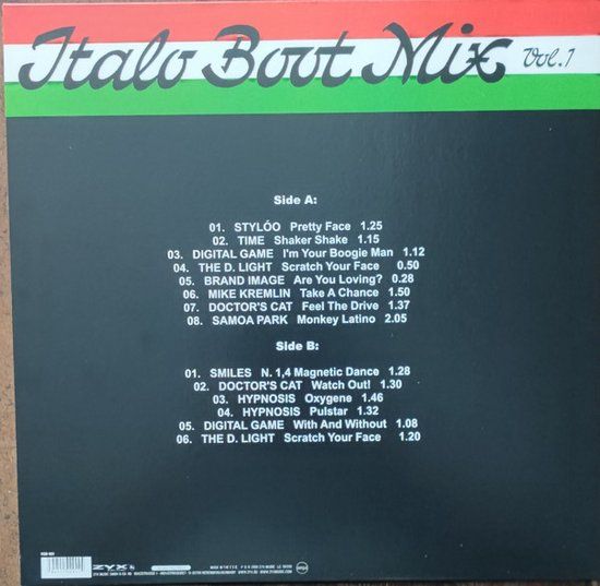 Various – Italo Boot Mix Vol. 1 - record sore day - colour vinyl