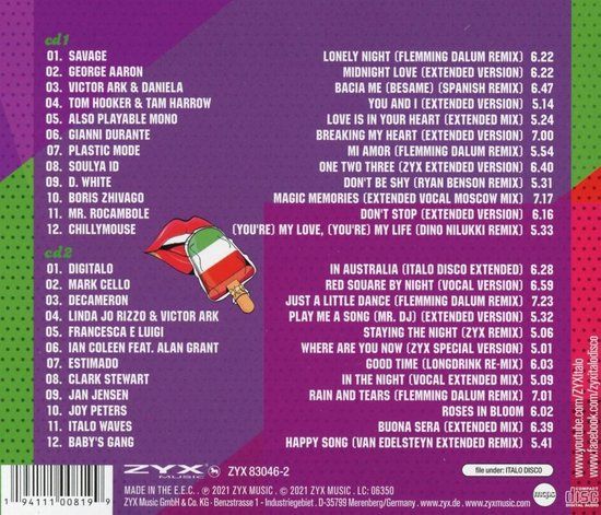 Zyx Italo Disco New Generation vol 18