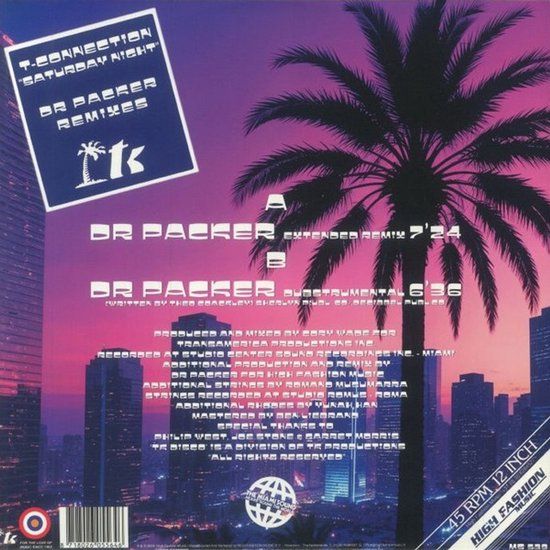 T-Connection – Saturday Night (Dr Packer Remixes) -12"