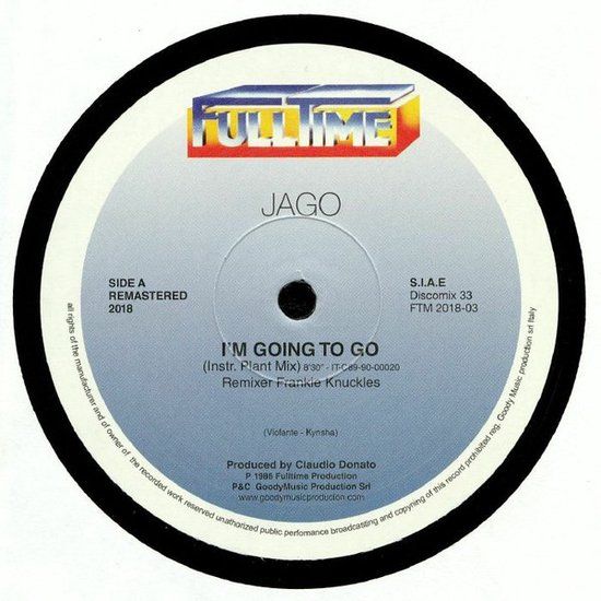 JAGO - I&#39;M GOING TO GO 12&quot; reissue