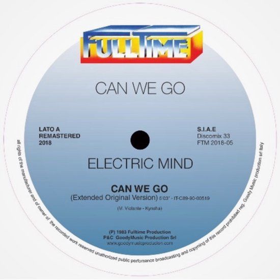 Electric Mind – Can We Go - 12&quot; Reissue