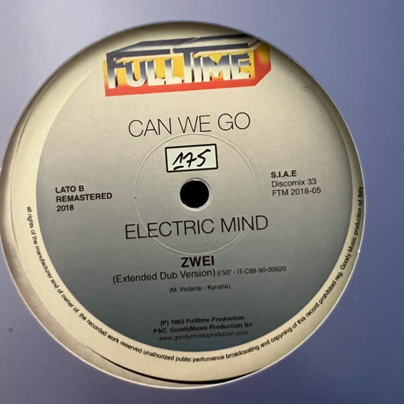Electric Mind – Can We Go - 12" Reissue