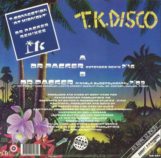 T-CONNECTION - AT MIDNIGHT (DR. PACKER REMIXES) 12" yellow vinyl 2024