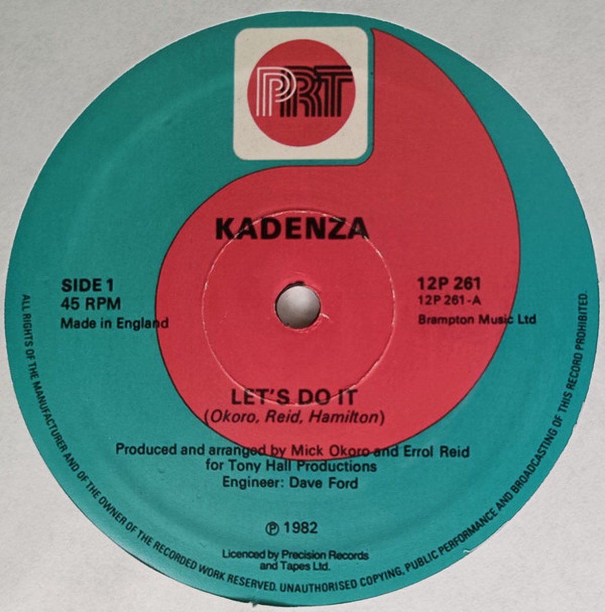 Kadenza ‎– Let&#39;s Do It - Reissue -12