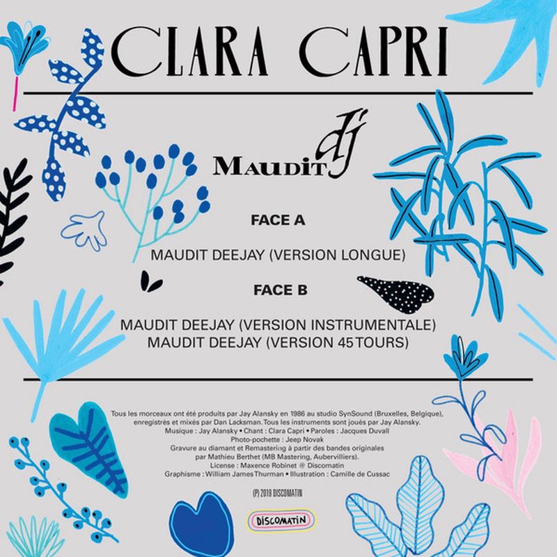 Clara Capri - Maudit Dj 12"