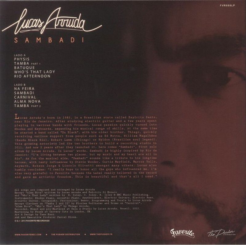Lucas Arruda – Sambadi - LP - Reissue 2022