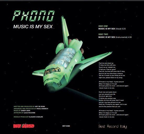 Phono - Music is my sex - 12"reissue