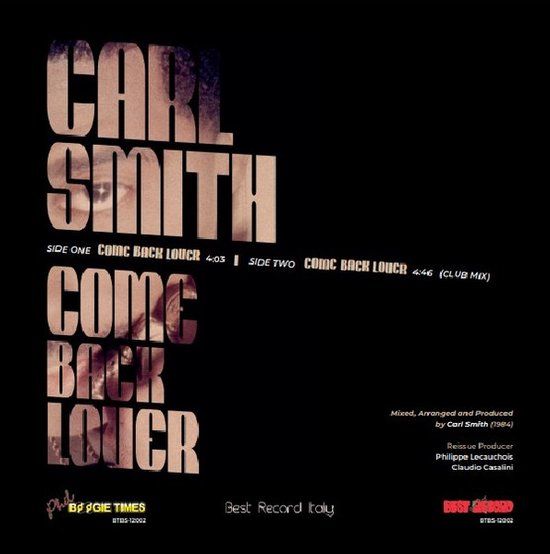 Carl Smith - Come back lover - 12"(2023 reissue )