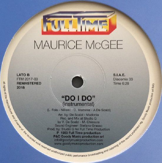 Maurice McGee - Do I do - 12&quot; (2018 reissue )