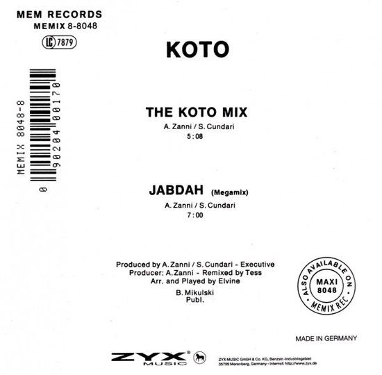 The Koto-mix - cd-single