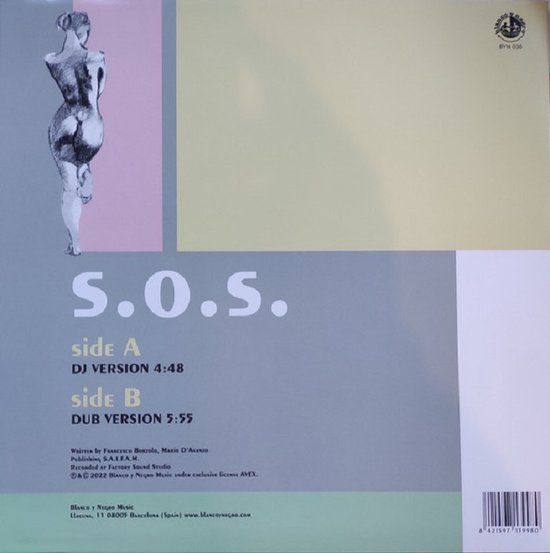 Tobi Ash – S.O.S. -12" Silver Vinyl