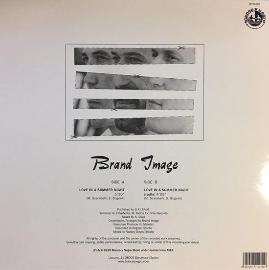 Brand Image - Love In A Summer Night -12"