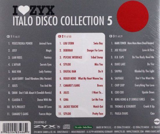Zyx Italo Disco Collection 5