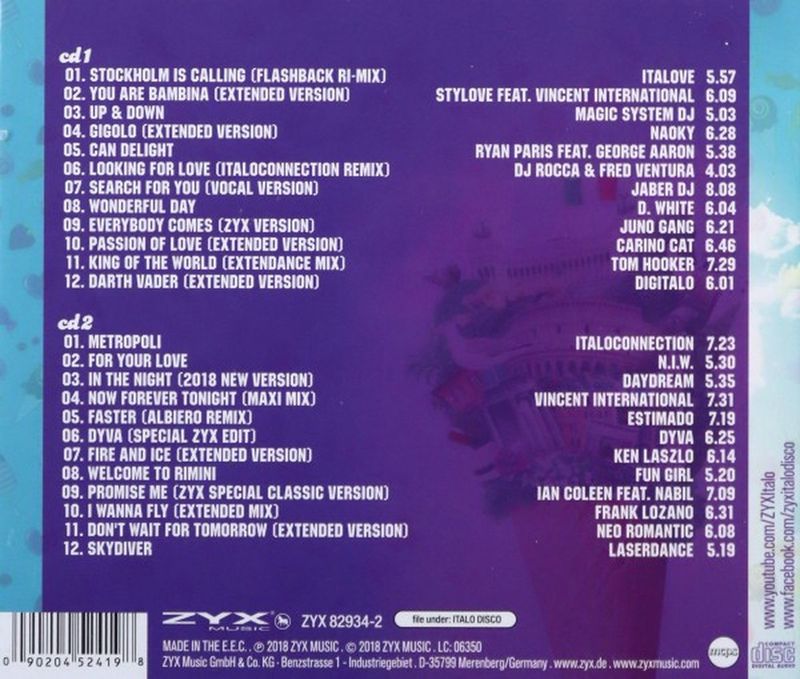 Zyx Italo Disco New Generation Vol.12  cd