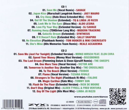 Zyx Italo Disco New Generation  vol 3  cd
