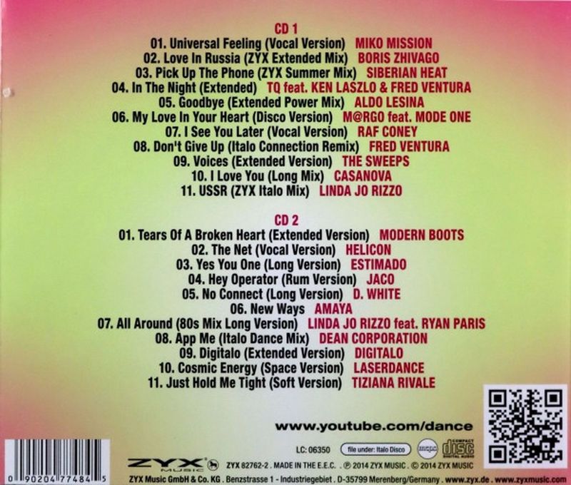 Zyx Italo Disco New Generation  vol 5 cd