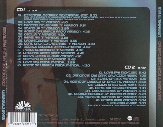Mike Maureen - Greatest Hits &amp; Remixes - cd