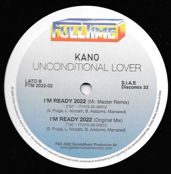 Kano – Unconditional Lover - 2022 uitgave - 12"