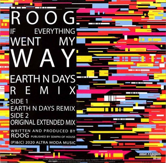 Roog – If Everything Went My Way 12"