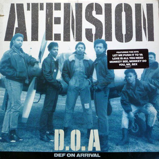Atension – Def On Arrival - LP - sealed  cut out