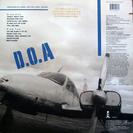 Atension – Def On Arrival - LP - sealed  cut out