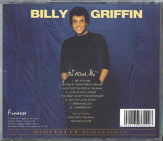 Billy Griffin ‎– Be With Me - cd