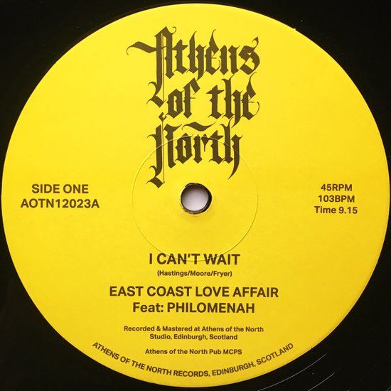 East Coast Love Affair – I Can&#39;t Wait -12&quot;