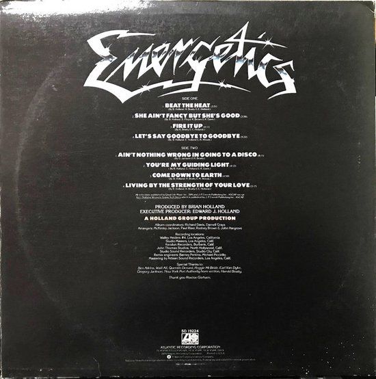 Energetics – Come Down To Earth - LP