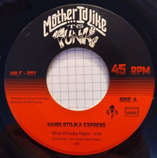 Harri Stojka Express – What A Funky Night / Marihuana - 7" reissue 2022