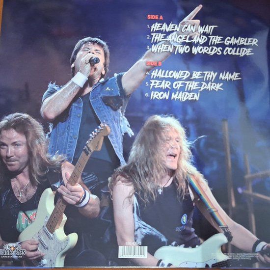 Iron maiden - Life and Death - lp blue vinyl
