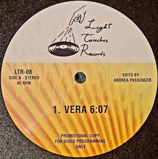Light Touches 08 - Vera - savage -We De Youth - 12 &quot; - 2023 release