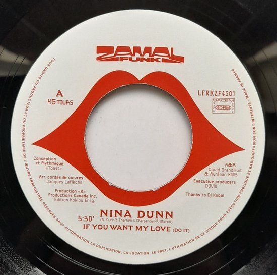 Nina Dunn – If You Want My Love / Stay And Dance 7&quot; reissue