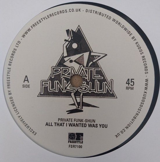 Private Funk-Shun - All That I Wanted Was You / Fantasy -12&quot;