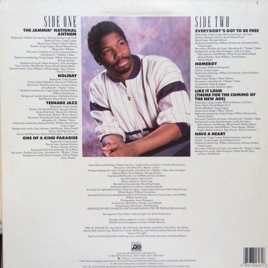 Steve Arrington – The Jammin' National Anthem - LP - cut out