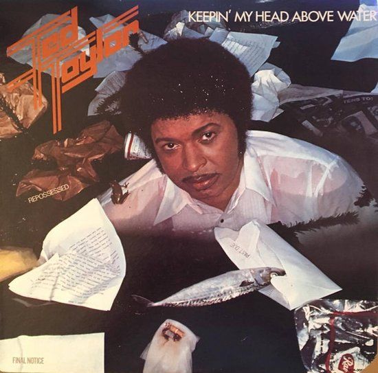 Ted Taylor – Keepin&#39; My Head Above Water - LP cut out
