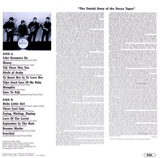 Beatles -The Decca Tapes (Clear Vinyl)
