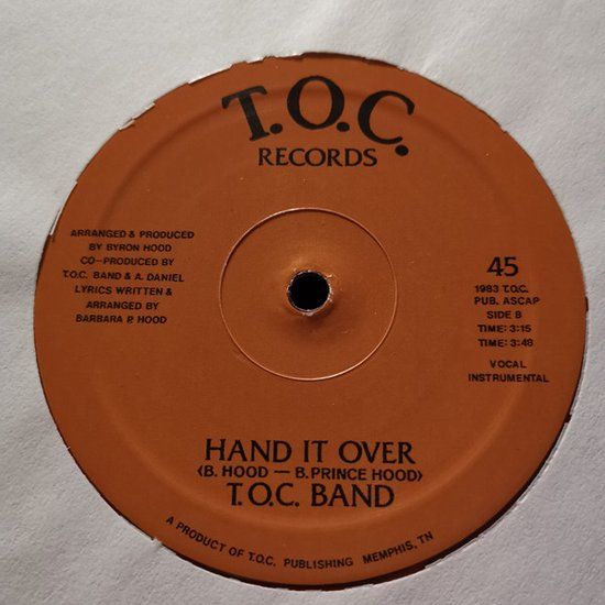 T.O.C. Band – Hand It Over - 12 &#39;reissue 2020