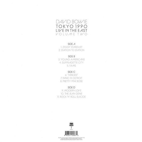 David Bowie -Tokyo 1990  - 2lp