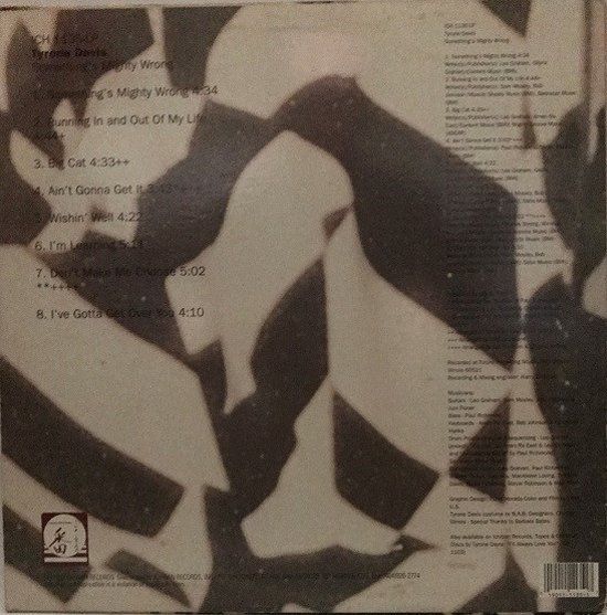Tyrone Davis -Tyrone Davis - lp -cut out