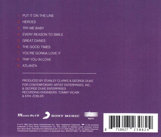 Stanley Clarke /George Duke -Clarke/duke Project Ii -cd