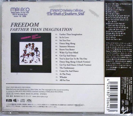 Freedom  -Farther Then Imagination - cd