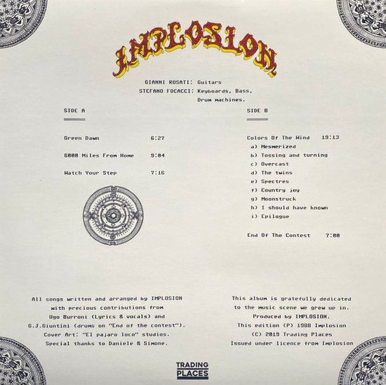 Implosion - Implosion - lp